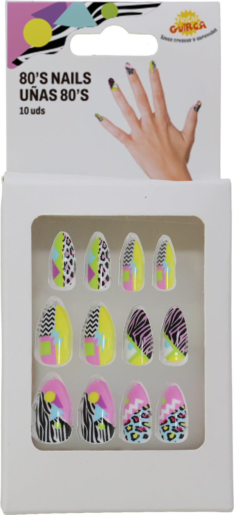 80S APRÈS-SKI NAILS WITH GLUE X 10