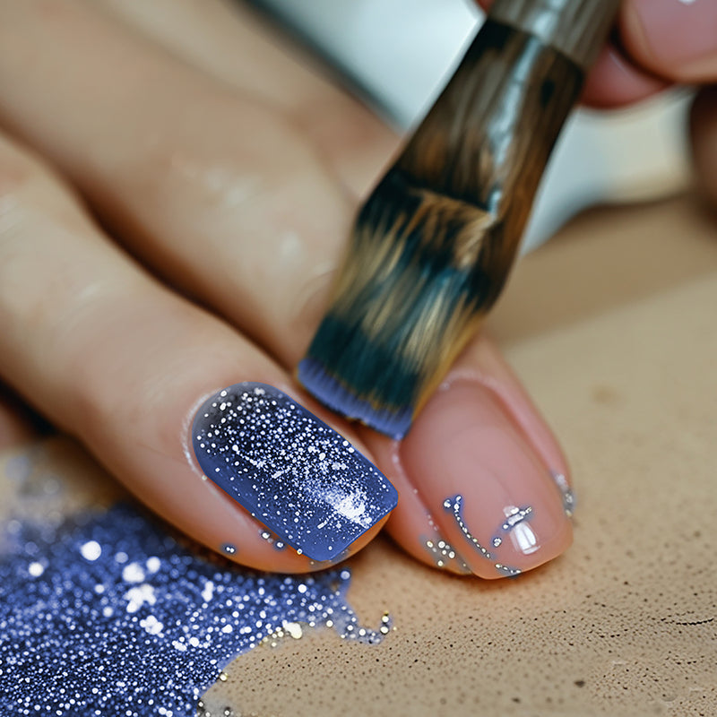 1 JAR OF BIODEGRADABLE GLITTER OF 10 GR BLUE