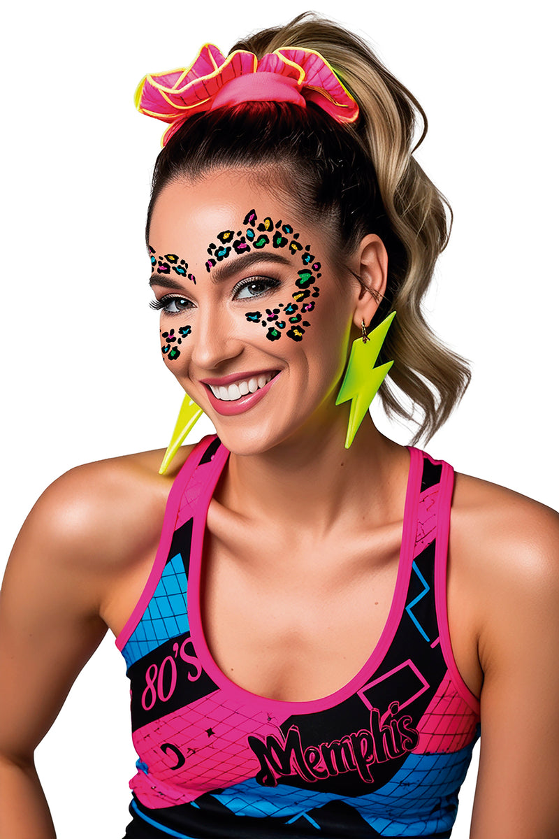 LEOPARD FACE GLITTER