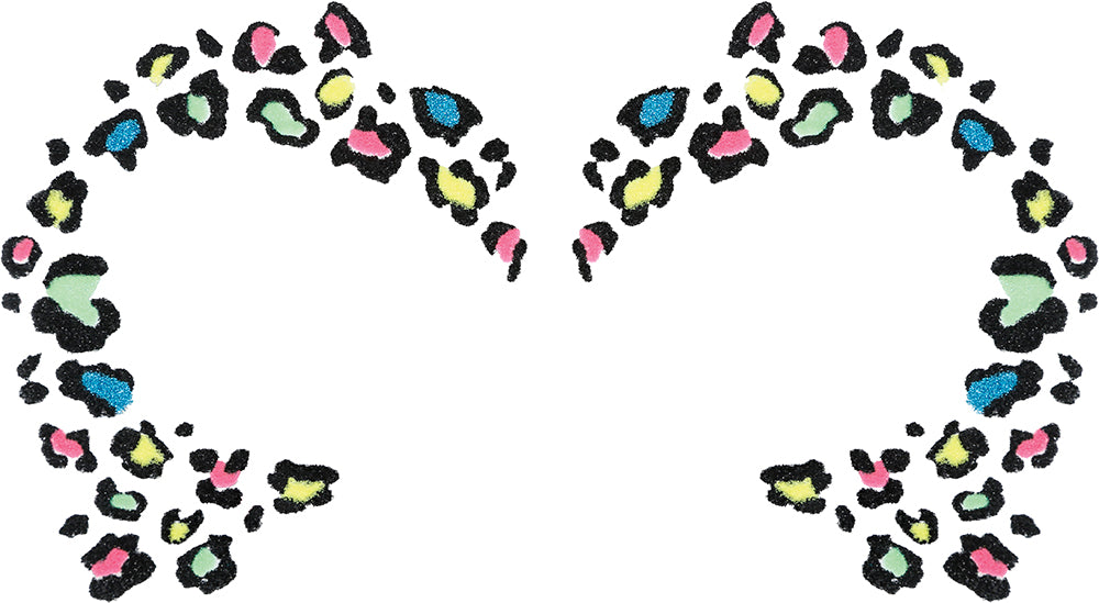 LEOPARD FACE GLITTER