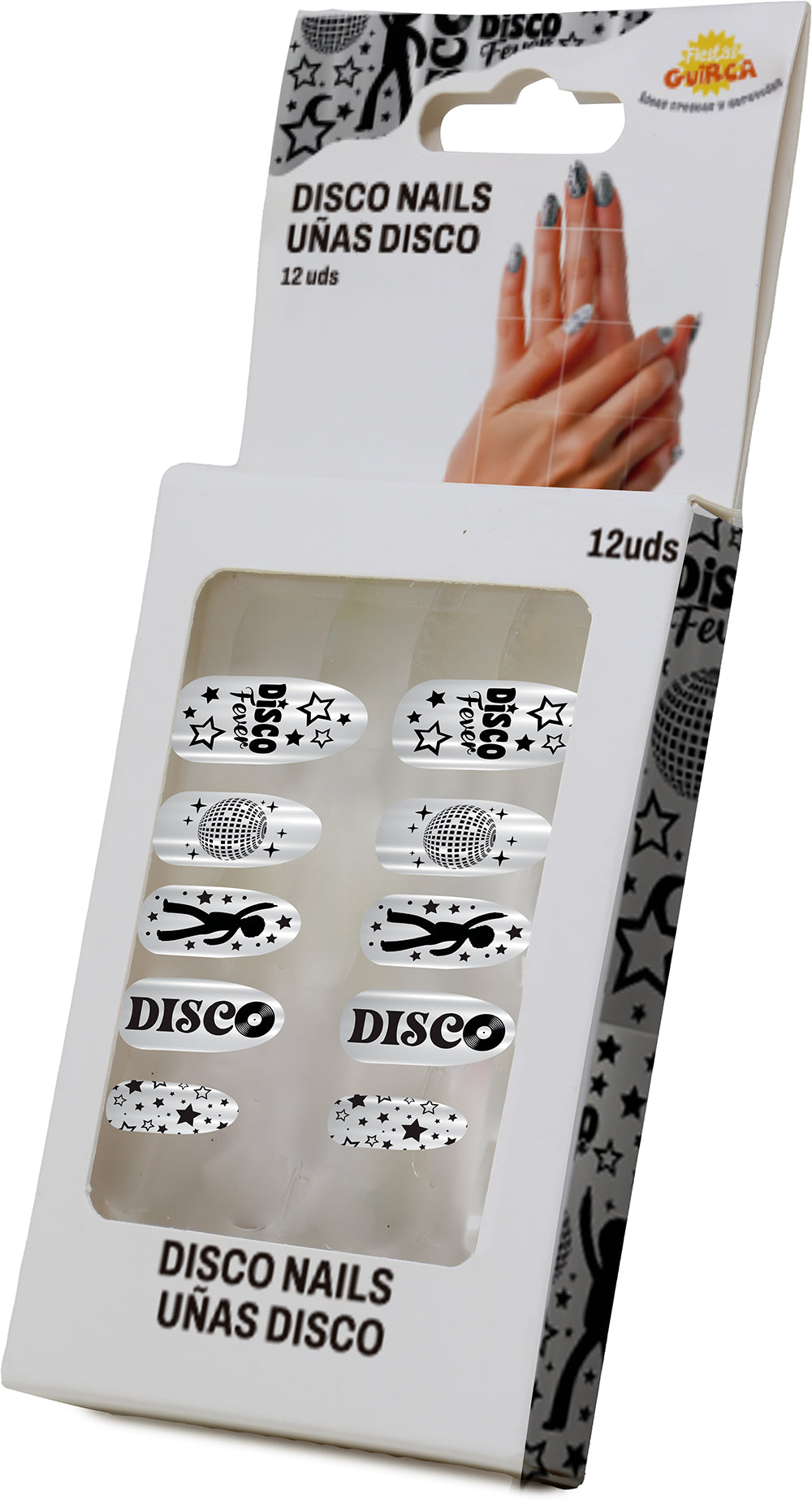 12 NAILS WITH GLUE