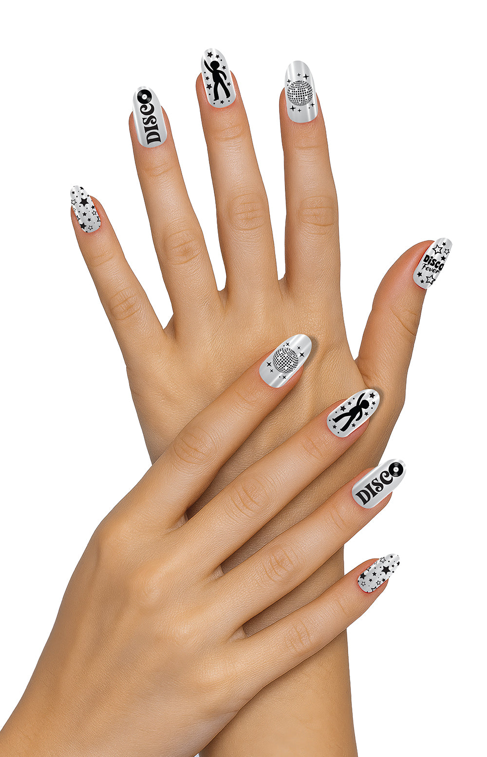 12 NAILS WITH GLUE