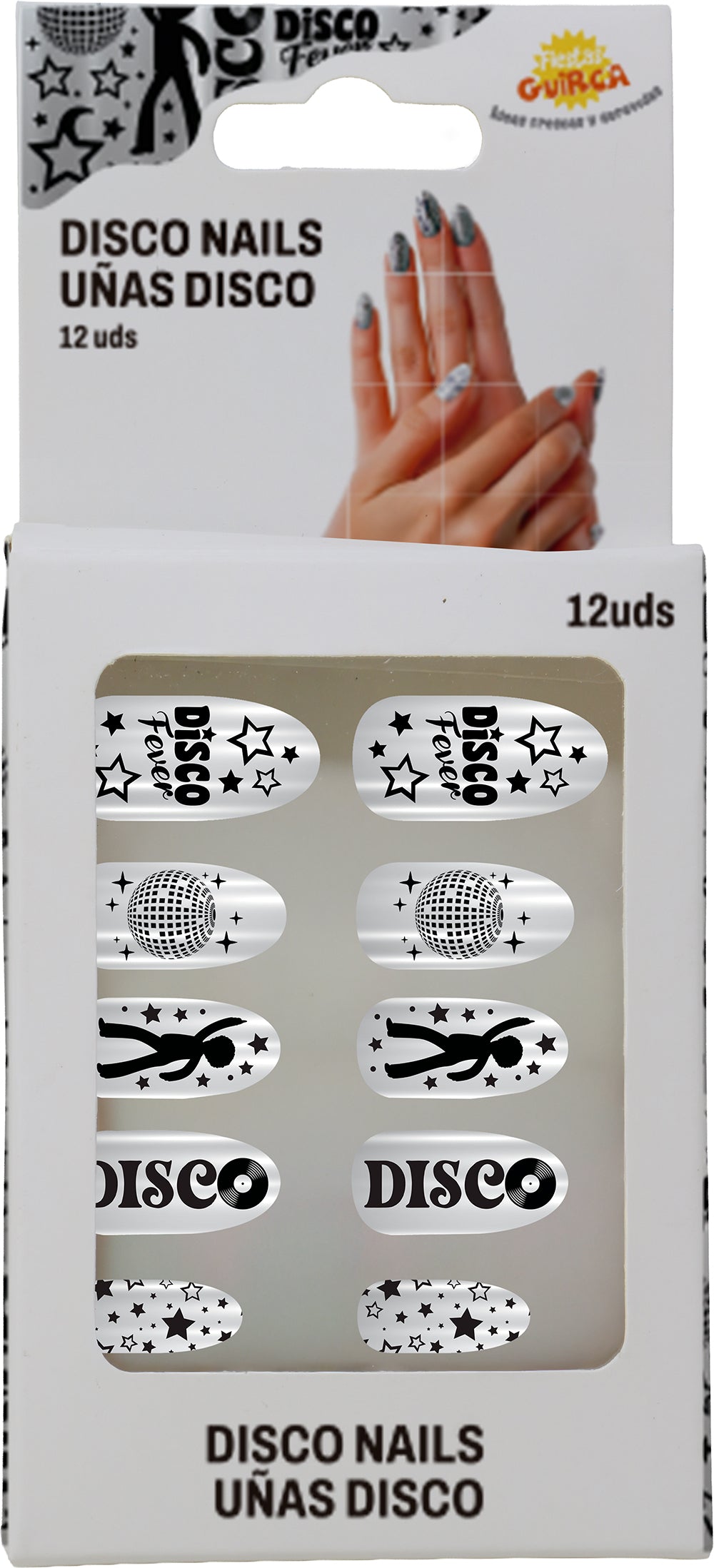 12 NAILS WITH GLUE