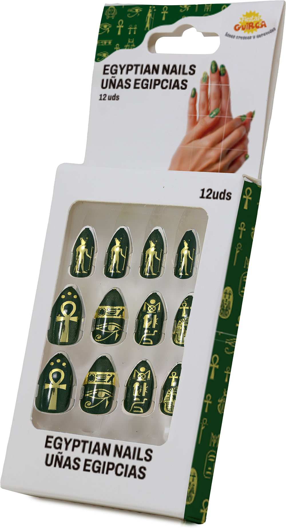12 NAILS WITH GLUE