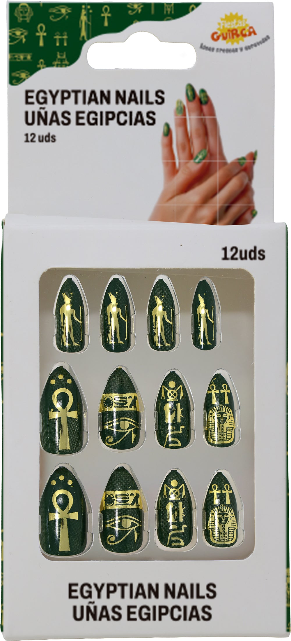 12 NAILS WITH GLUE