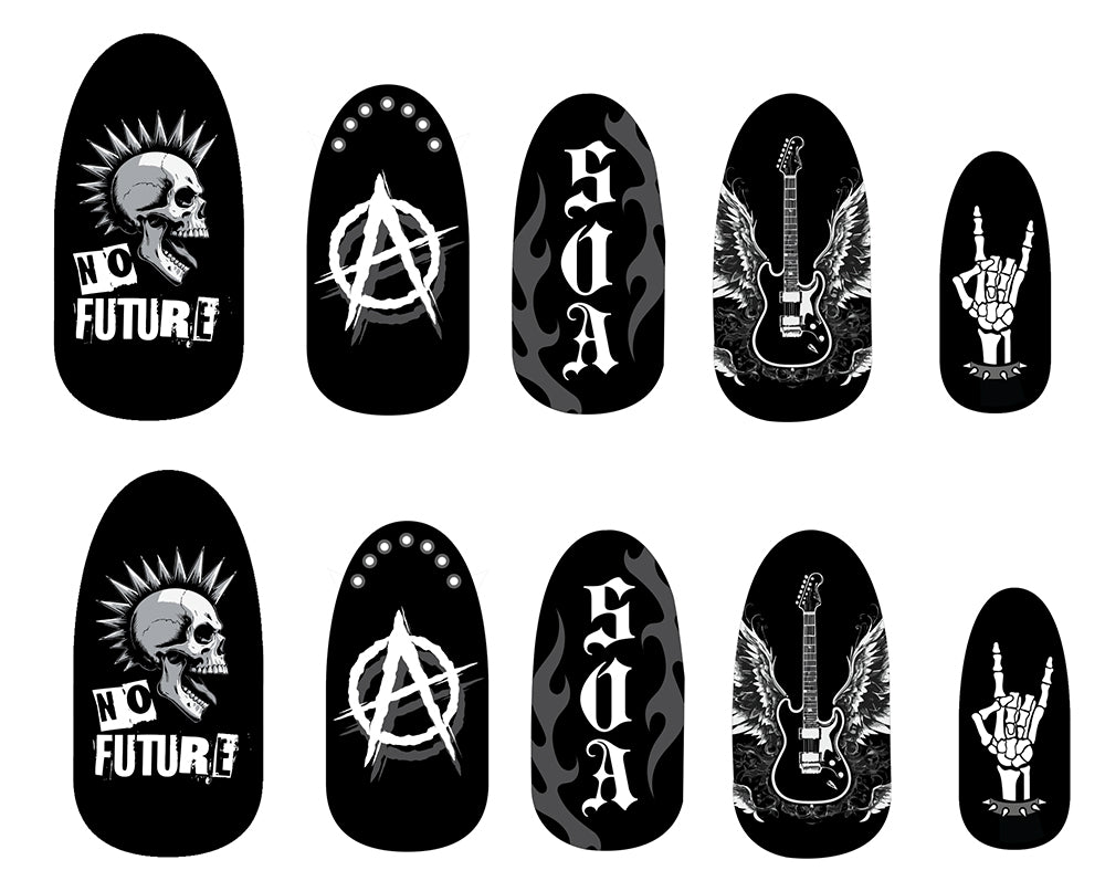 12 NAILS WITH GLUE