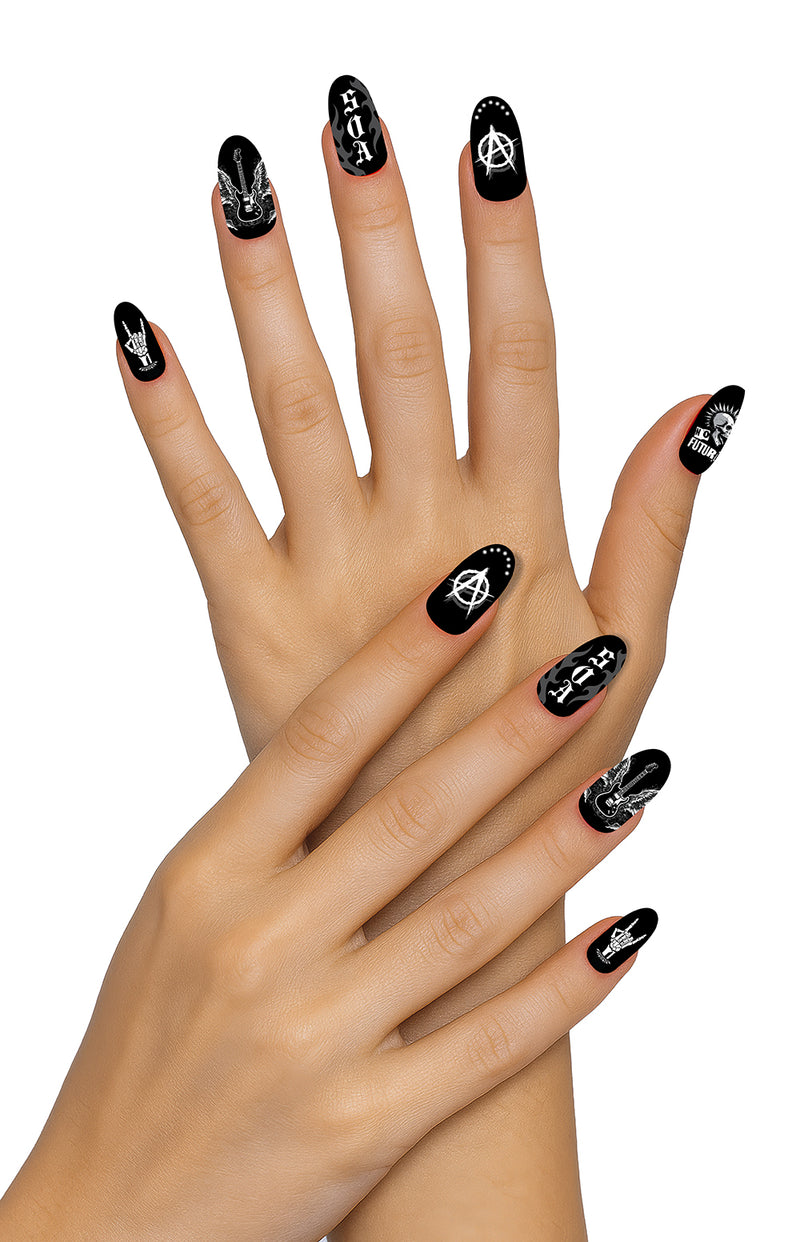 12 NAILS WITH GLUE