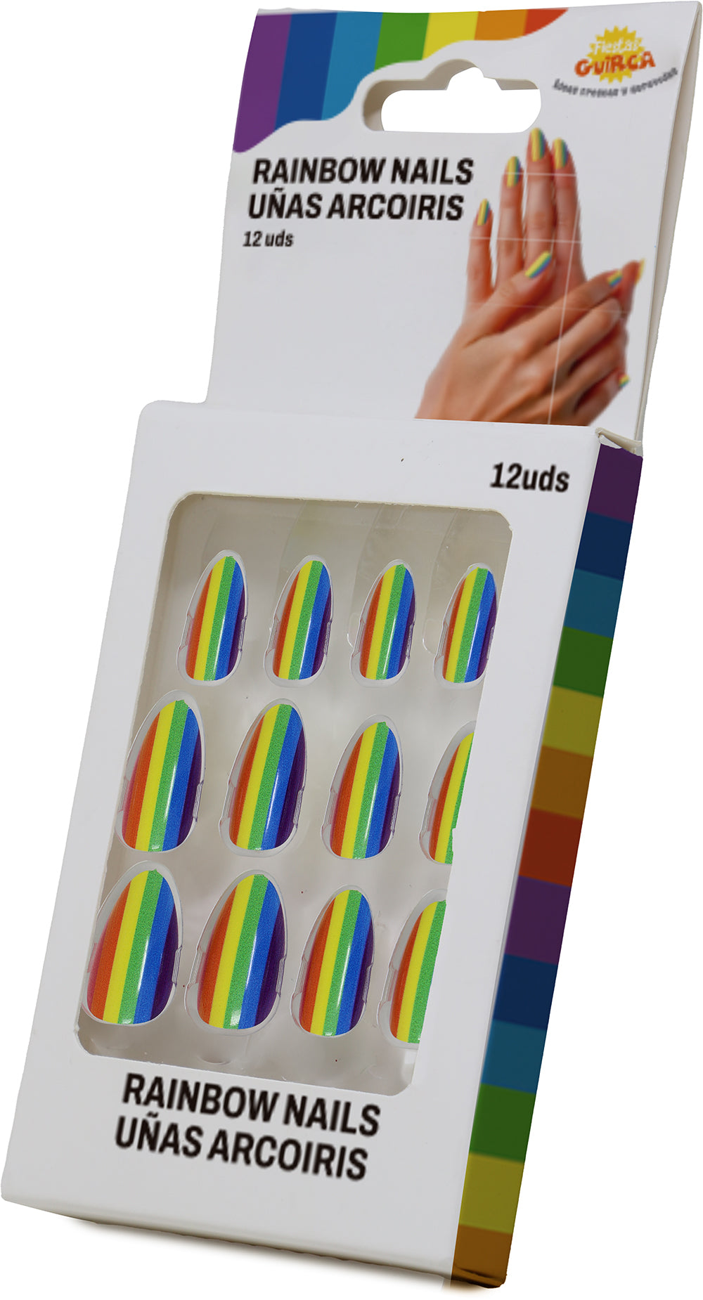 12 NAILS WITH GLUE