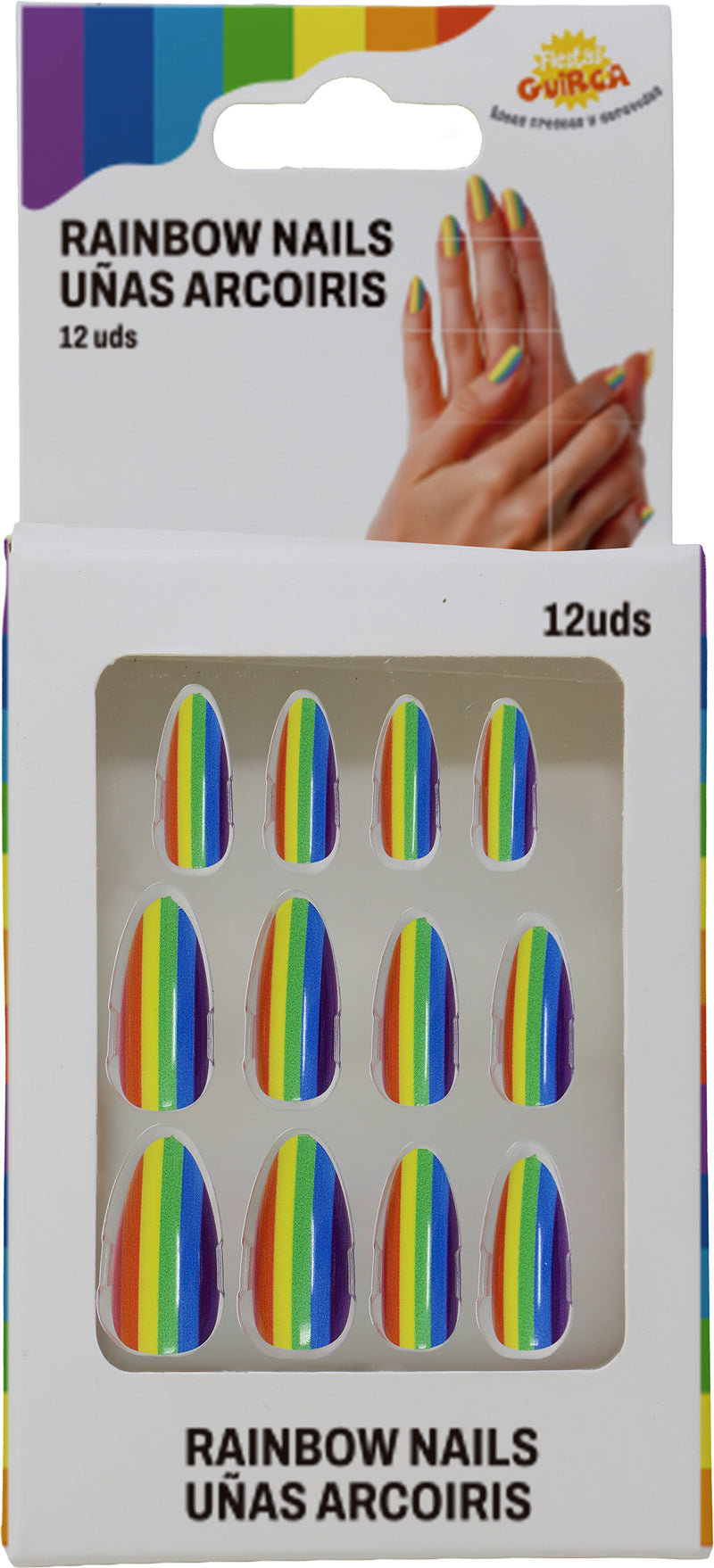 12 NAILS WITH GLUE
