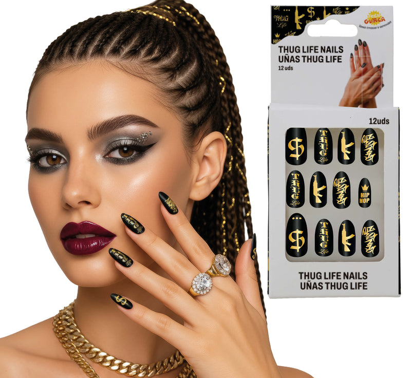 12 NAILS WITH GLUE