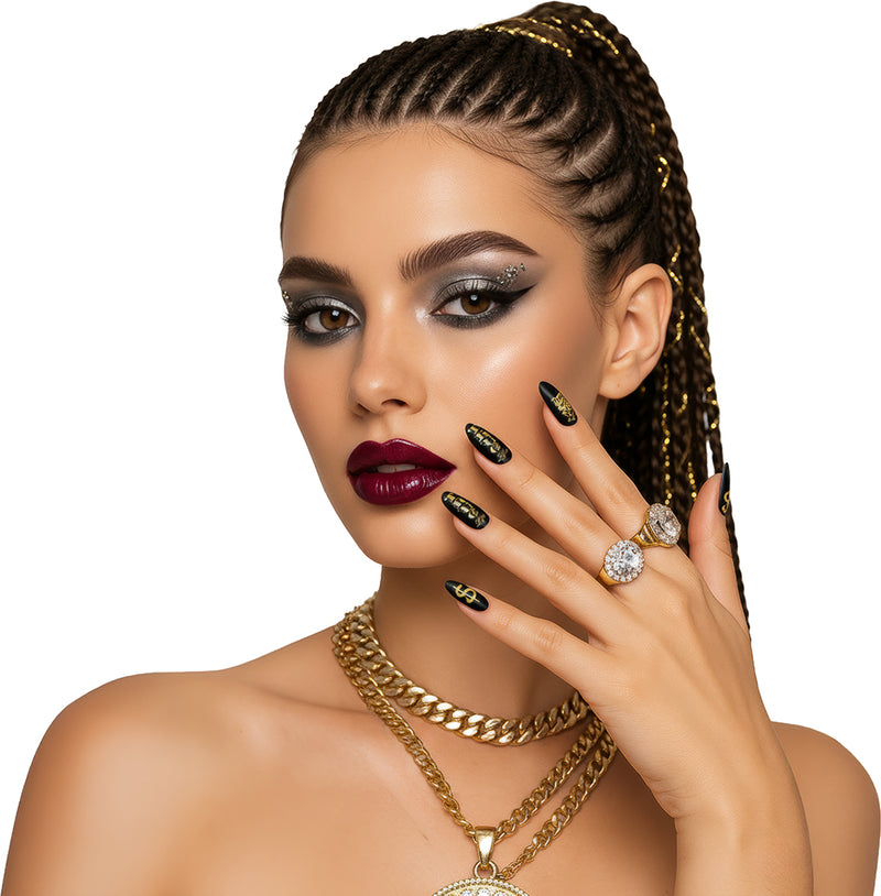 12 NAILS WITH GLUE