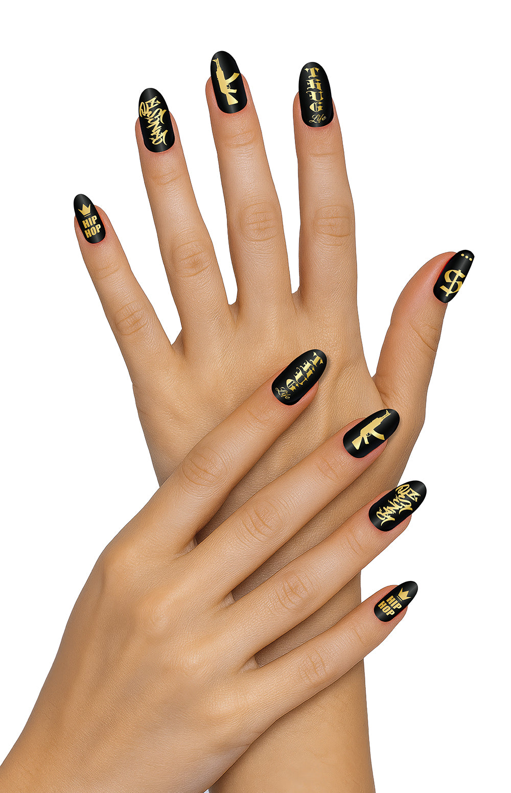 12 NAILS WITH GLUE