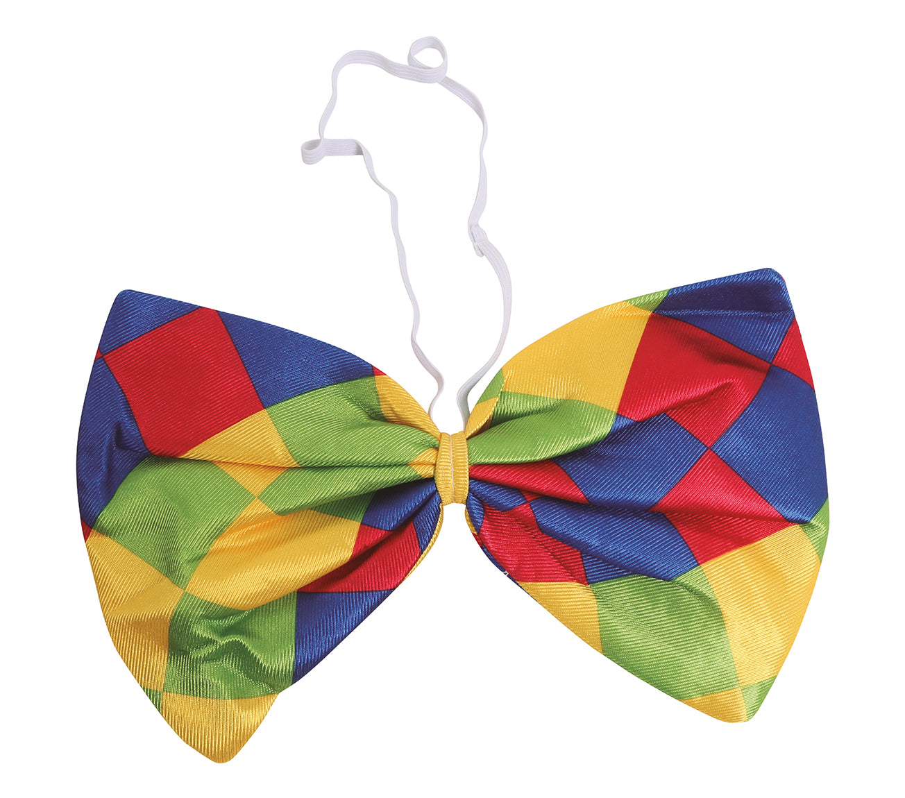 CHECKED CLOWN BOW TIE, 29 CM