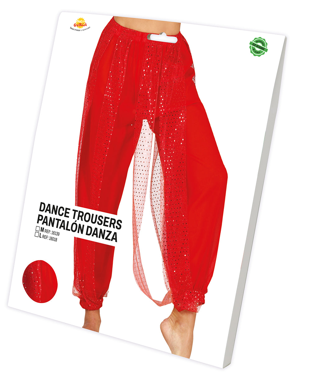 RED BELLY DANCE PANTS