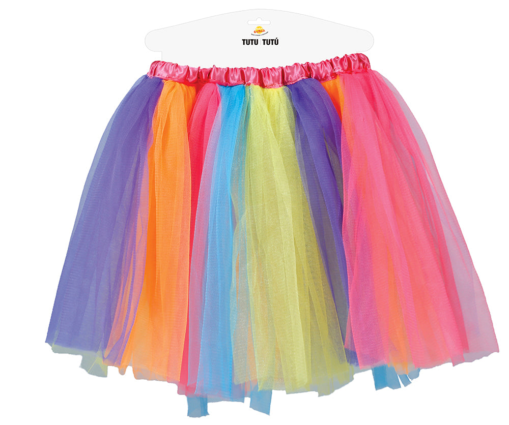 MULTICOLORED TUTU FOR CHILDREN. 30 CMS.