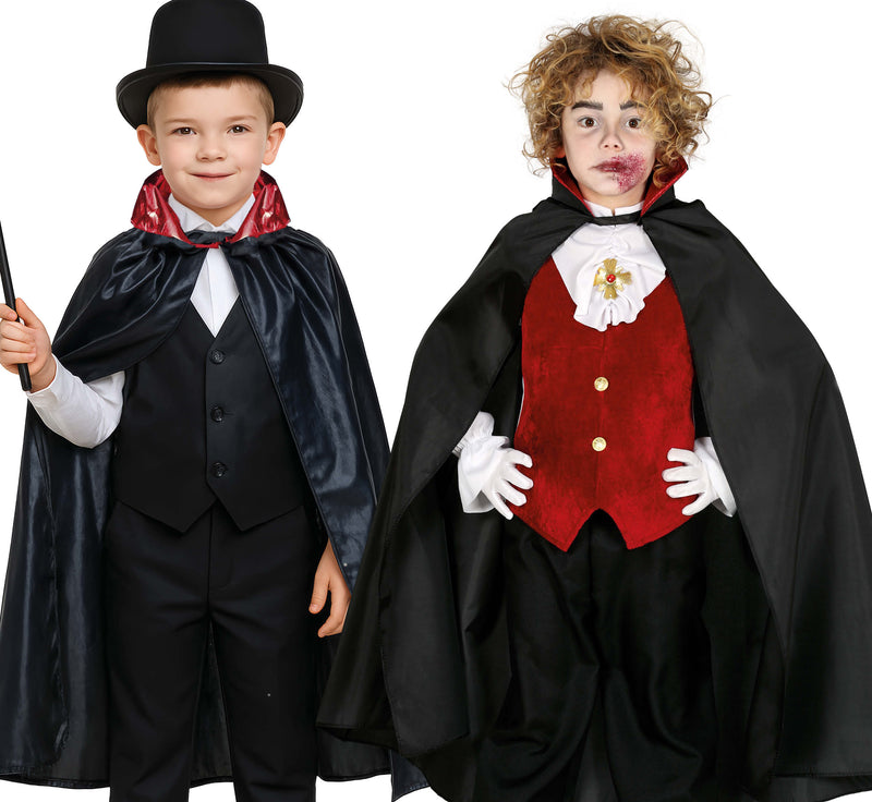 CHILD VAMPIRE CAPE,  90 CM