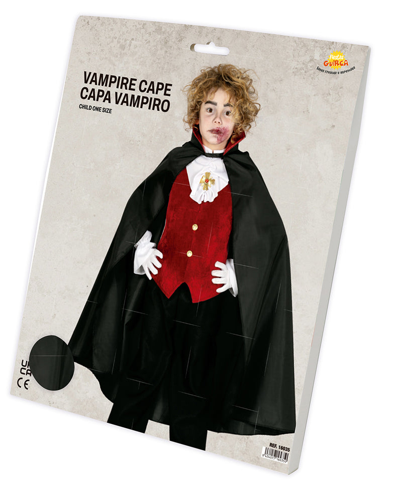 CHILD VAMPIRE CAPE,  90 CM