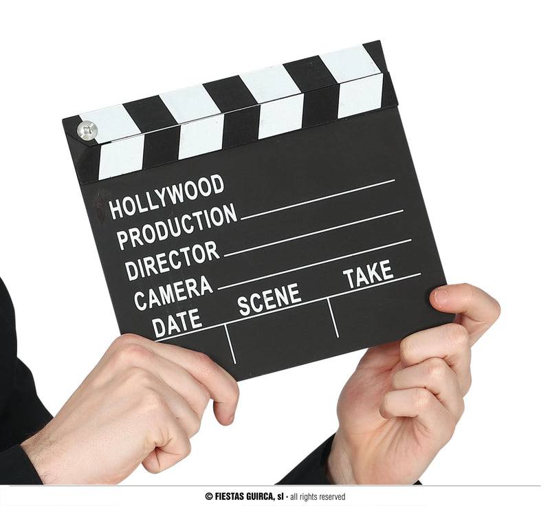 CLAPPERBOARD MOVIES 20 X 18 CMS.