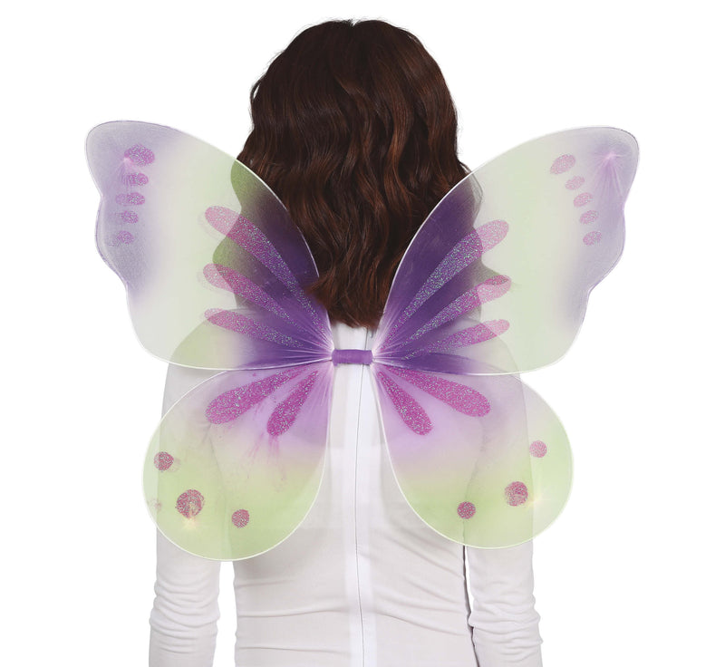 GREEN/LILAC WINGS 40X30 CMS.
