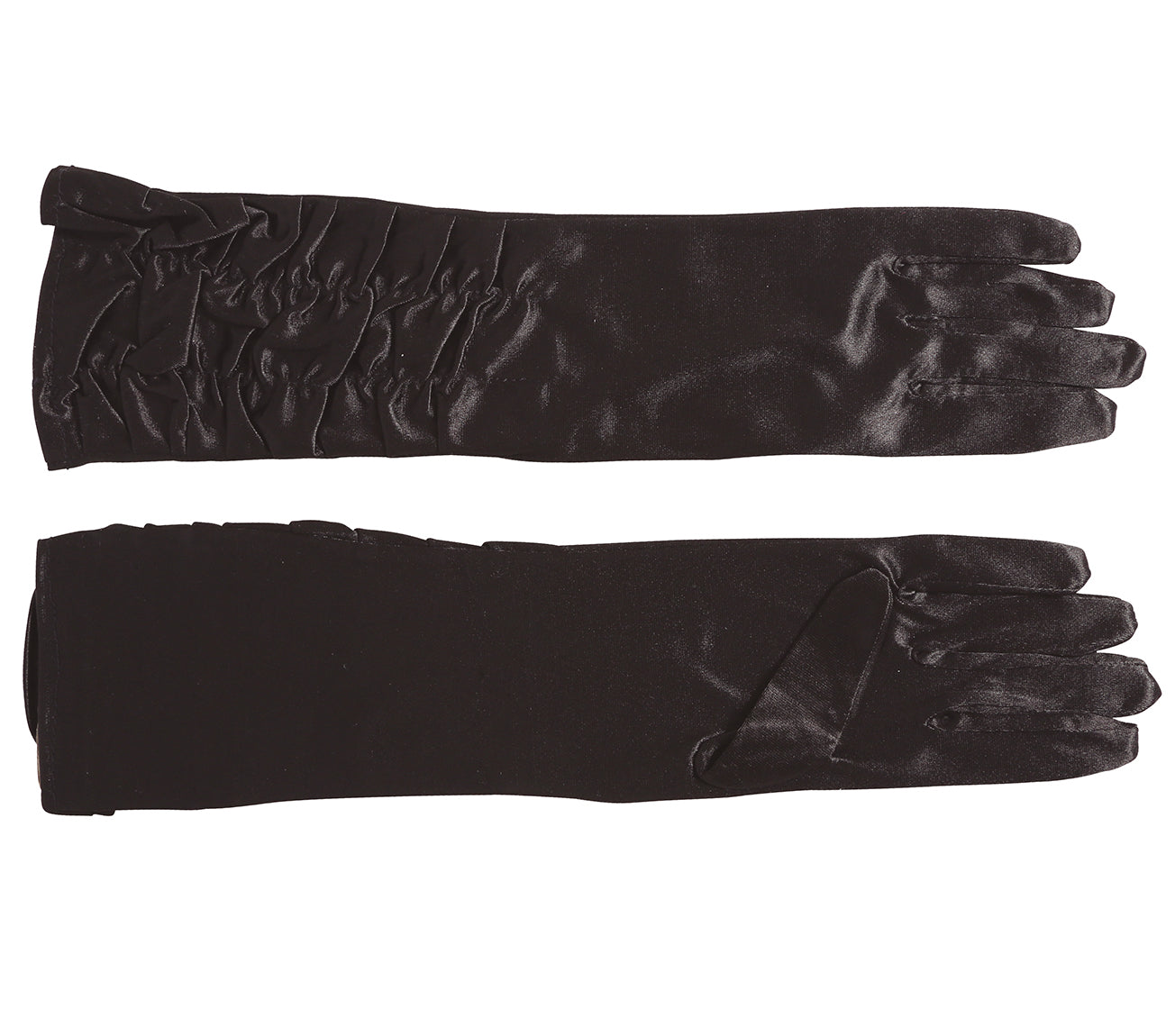 CRINCKLED GLOVES, 40 CM