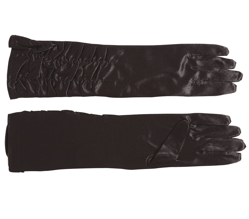 CRINCKLED GLOVES, 40 CM