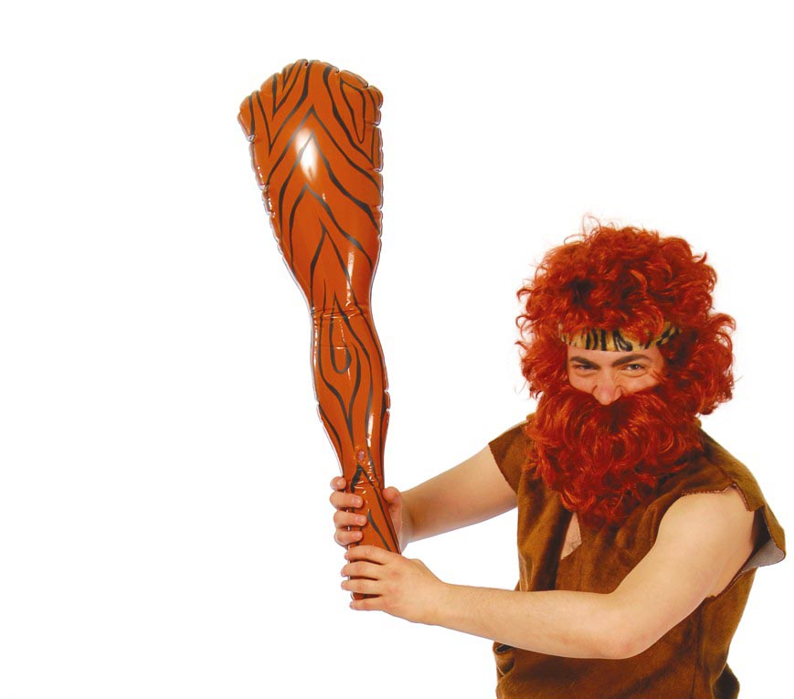 CAVEMAN INFLATABLE BAT, 80 CM