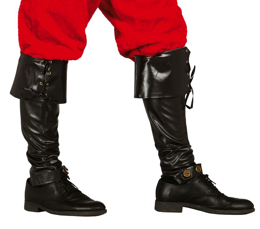 PAIR OF “LUXURY” BLACK GAITERS, 57 CM
