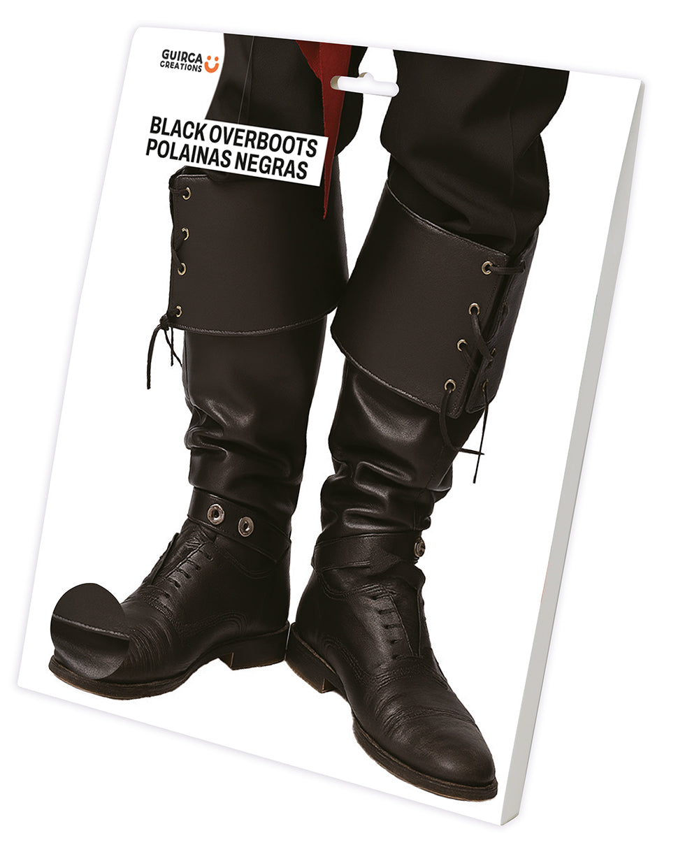 PAIR OF “LUXURY” BLACK GAITERS, 57 CM