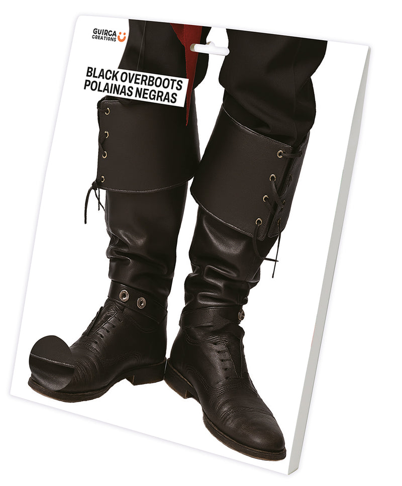 PAIR OF “LUXURY” BLACK GAITERS, 57 CM