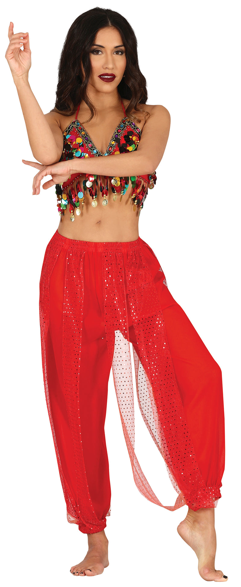 RED BELLY DANCE PANTS
