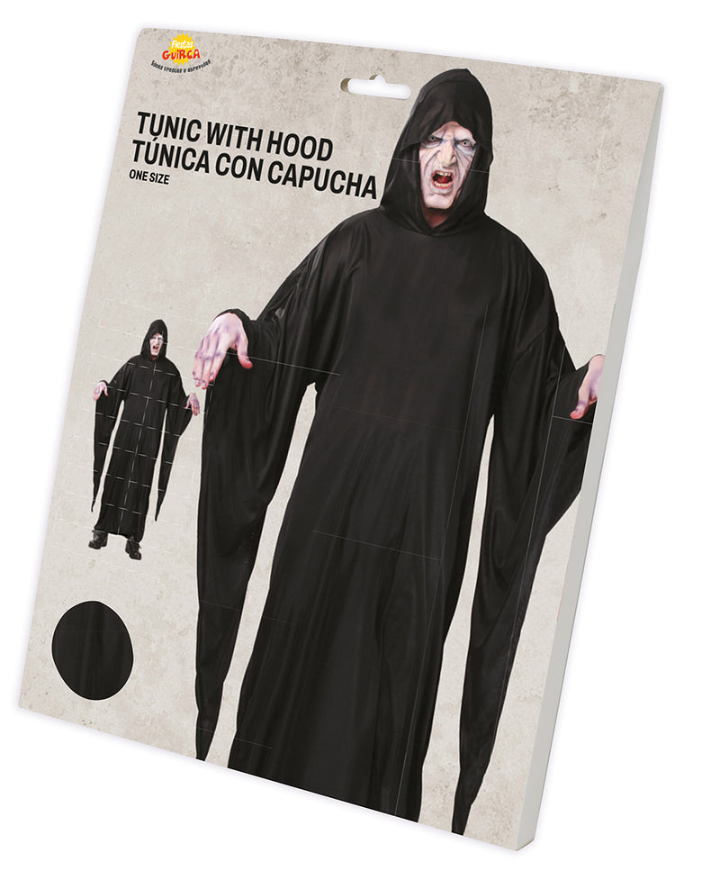 “DEATH” BLACK ROBE WITH HOOD