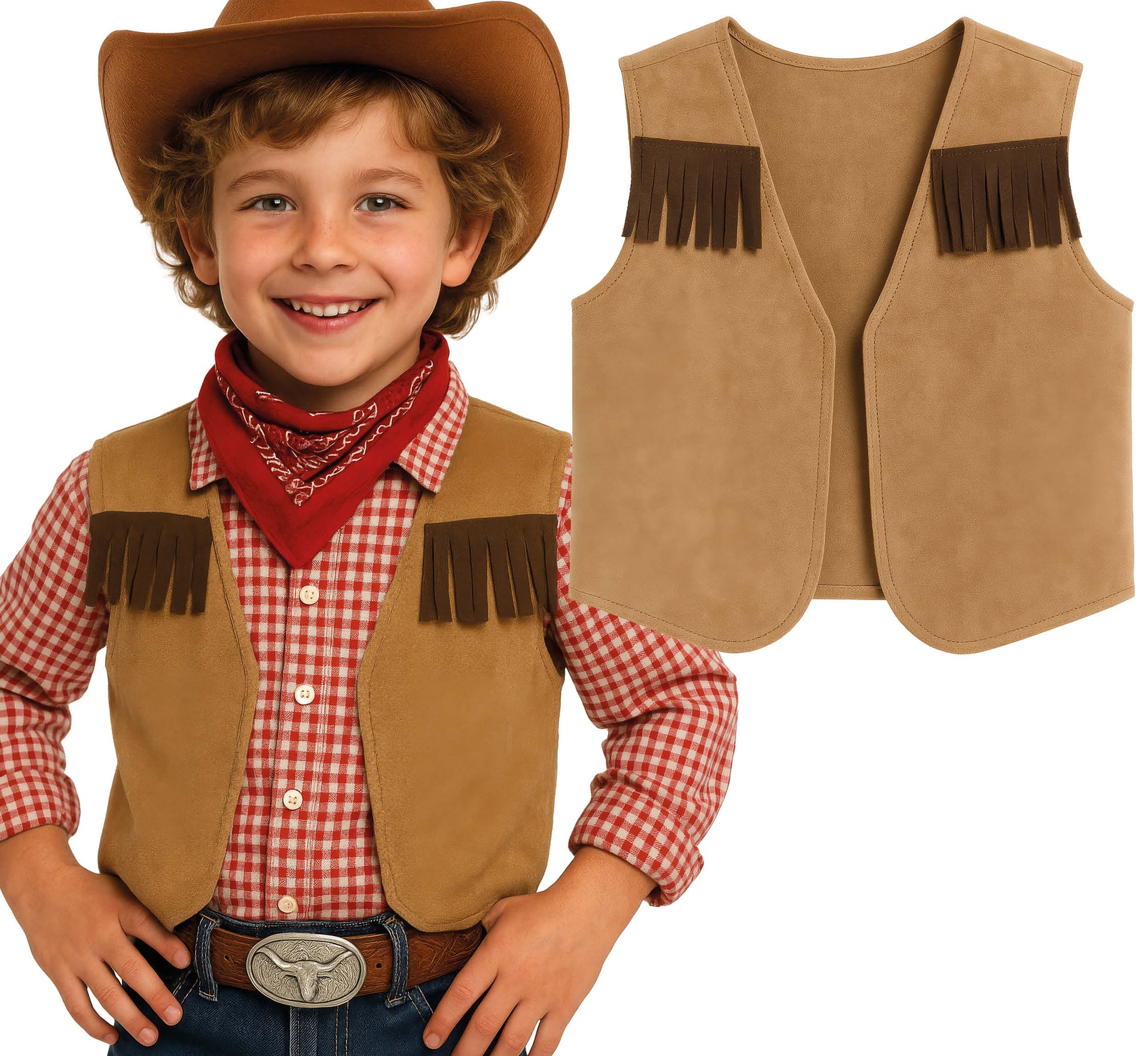 CHILD COWBOY WAISTCOAT
