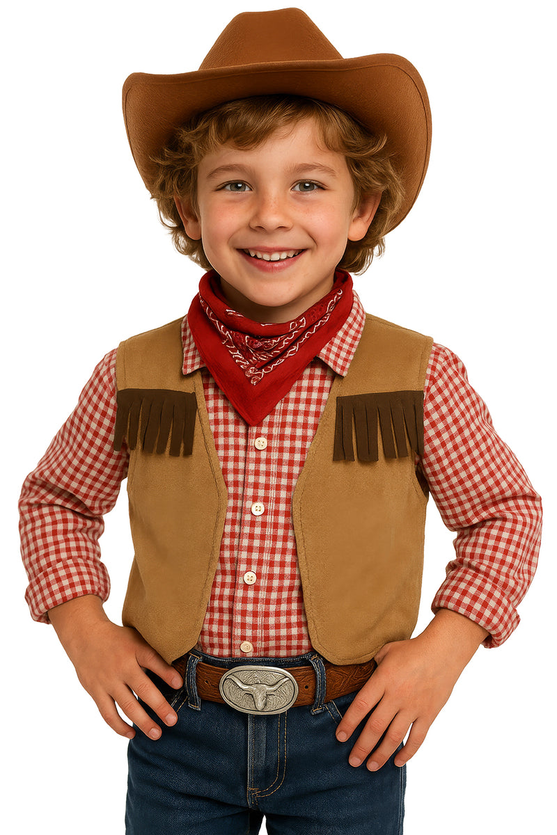 CHILD COWBOY WAISTCOAT