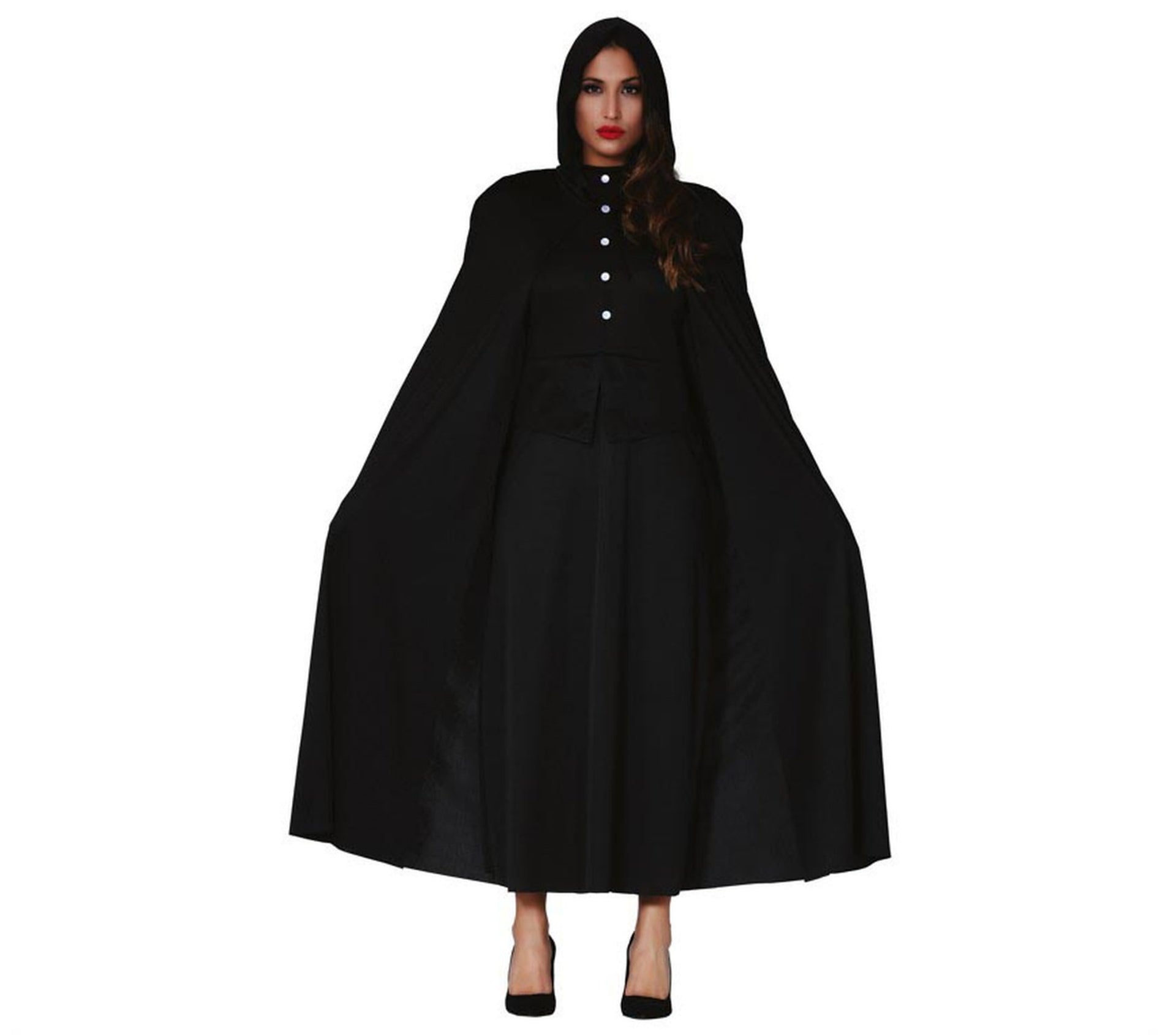 CAPE WITH HOOD, 135 CM