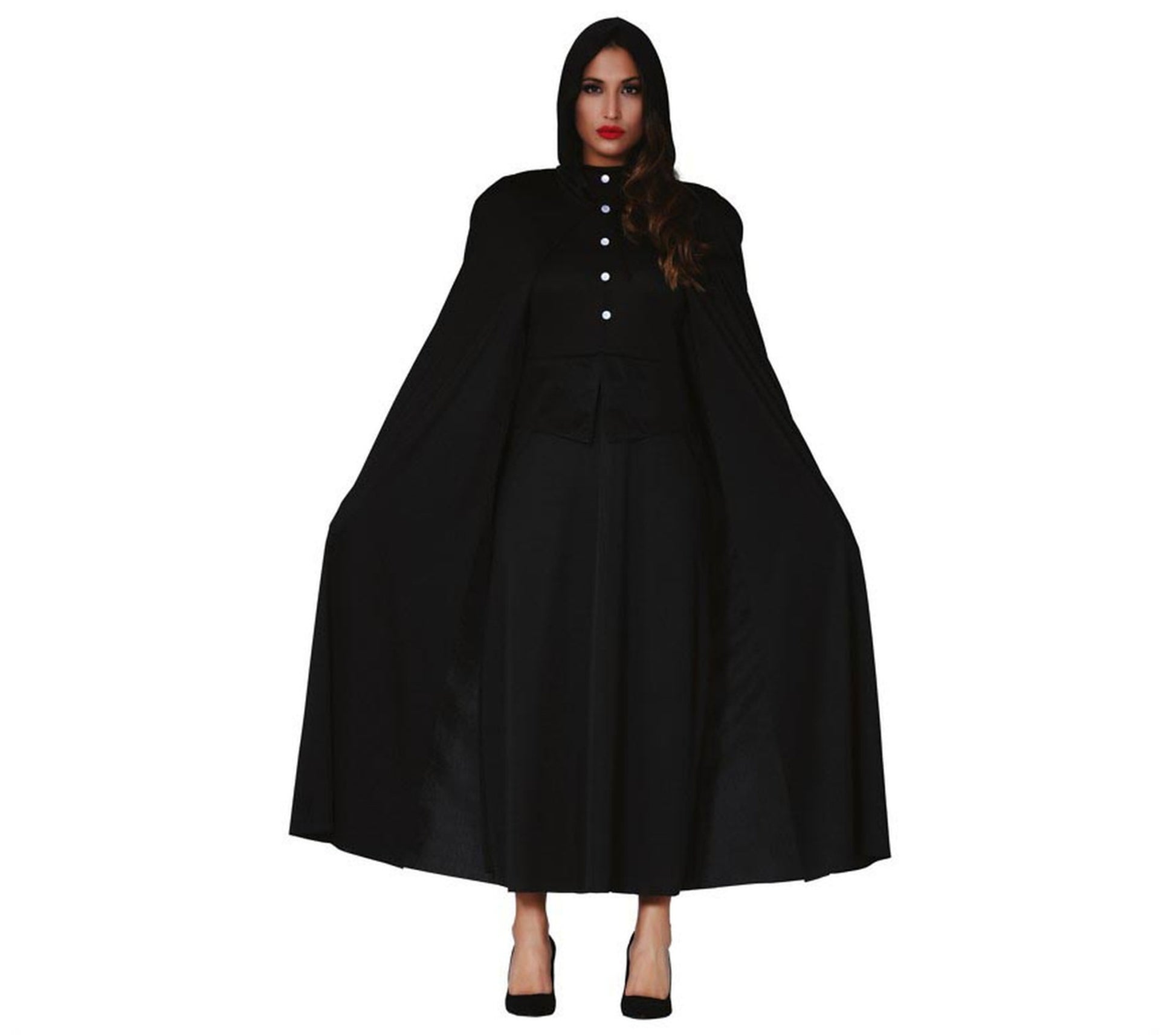 CAPE WITH HOOD, 135 CM