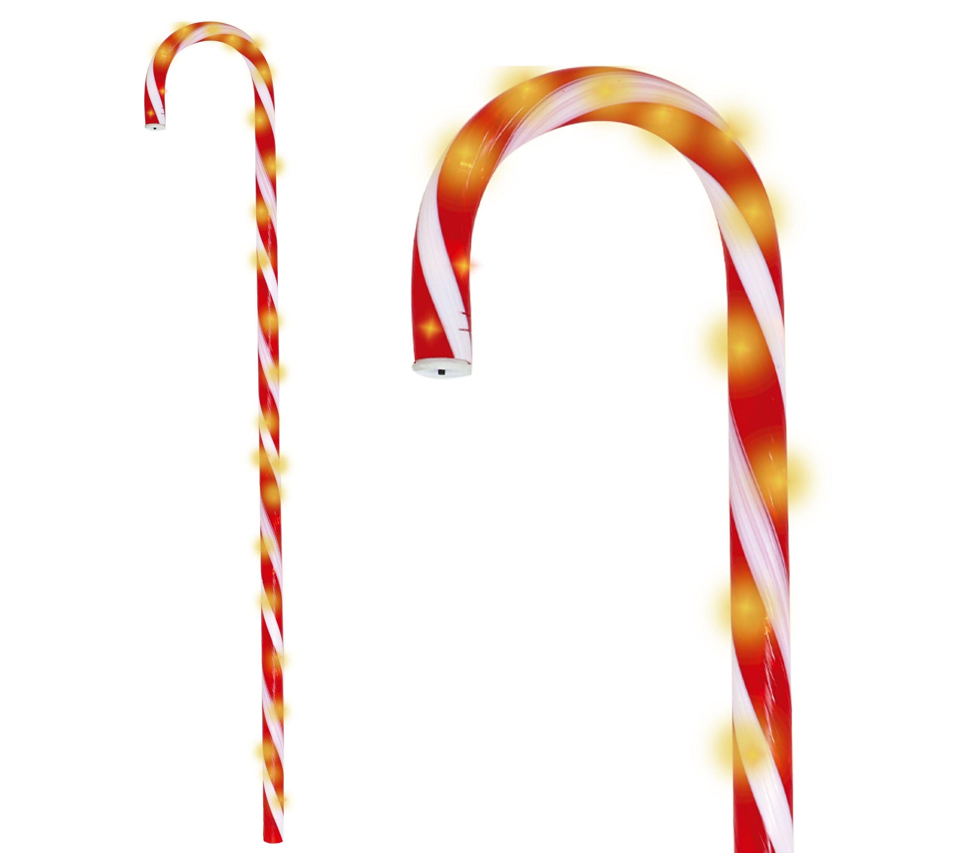 CANDY CANE WITH LIGHT, 70 CMS