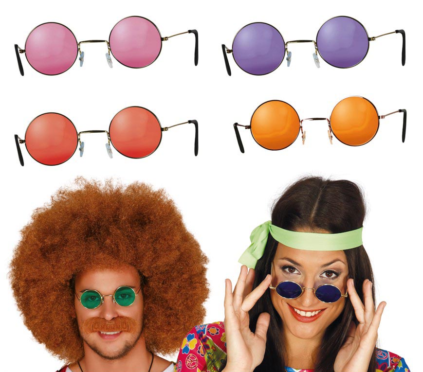 HIPPY GLASSES ASSORTED COLOURS