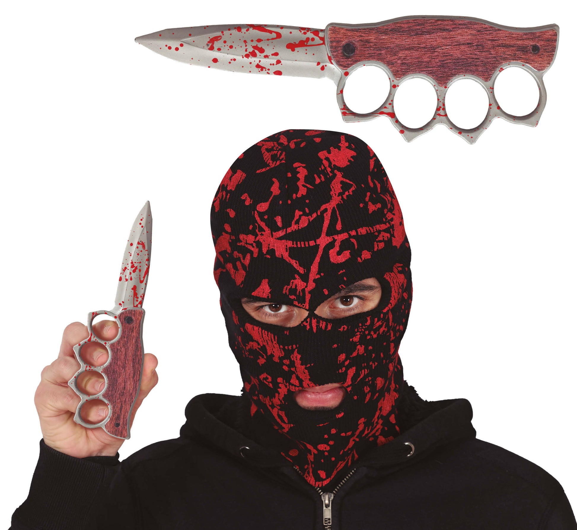 KNUCKLEDUSTER KNIFE 20 CM