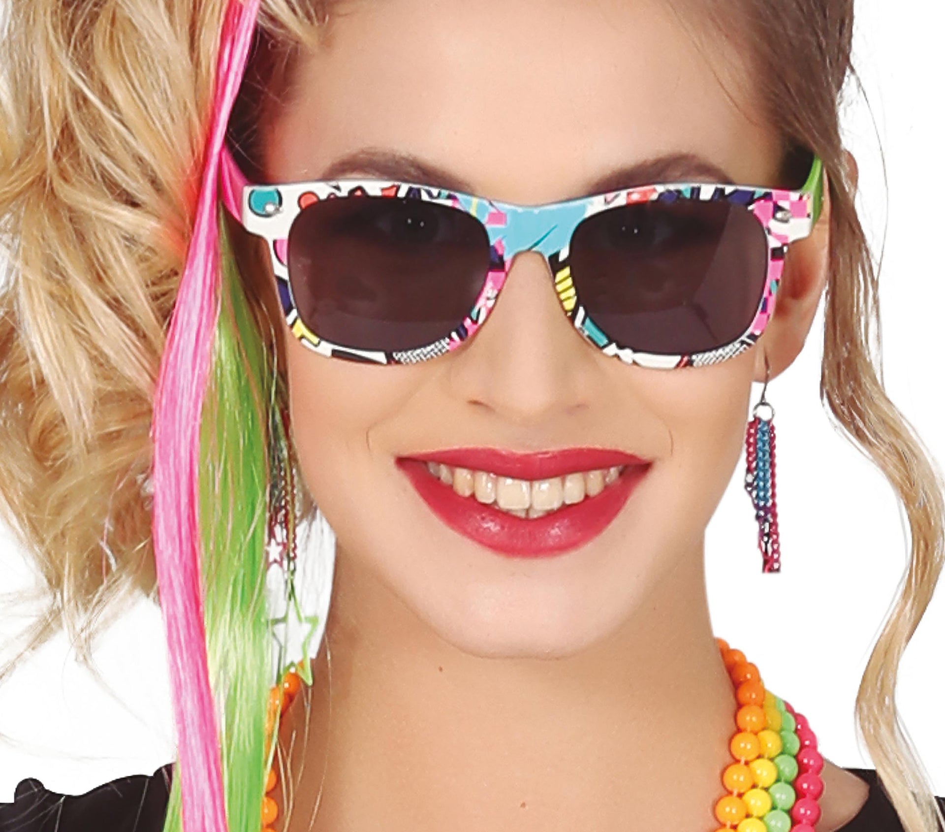 MULTICOLOR GLASSES '80S