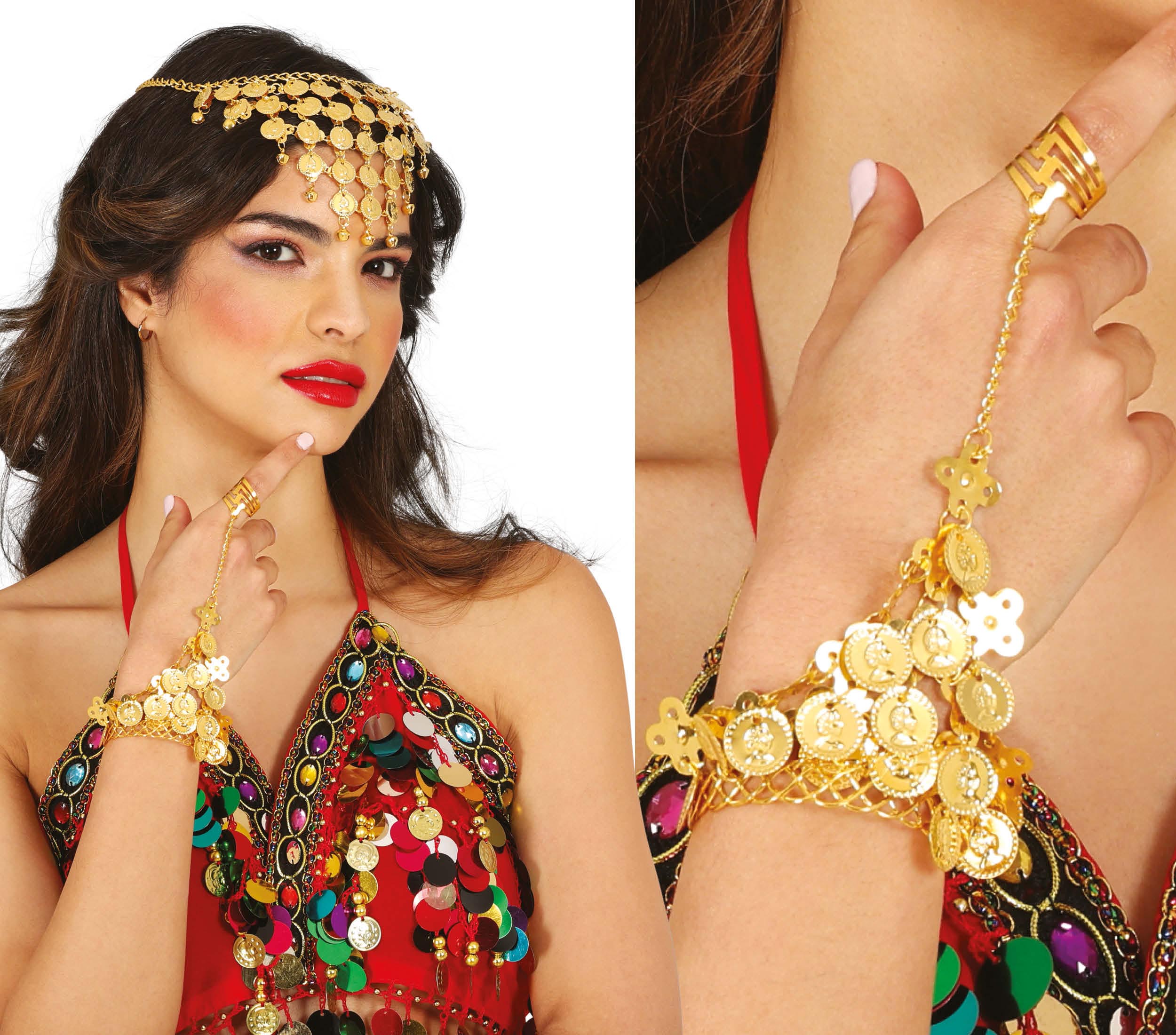 BRACELET WITH GOLD COINS