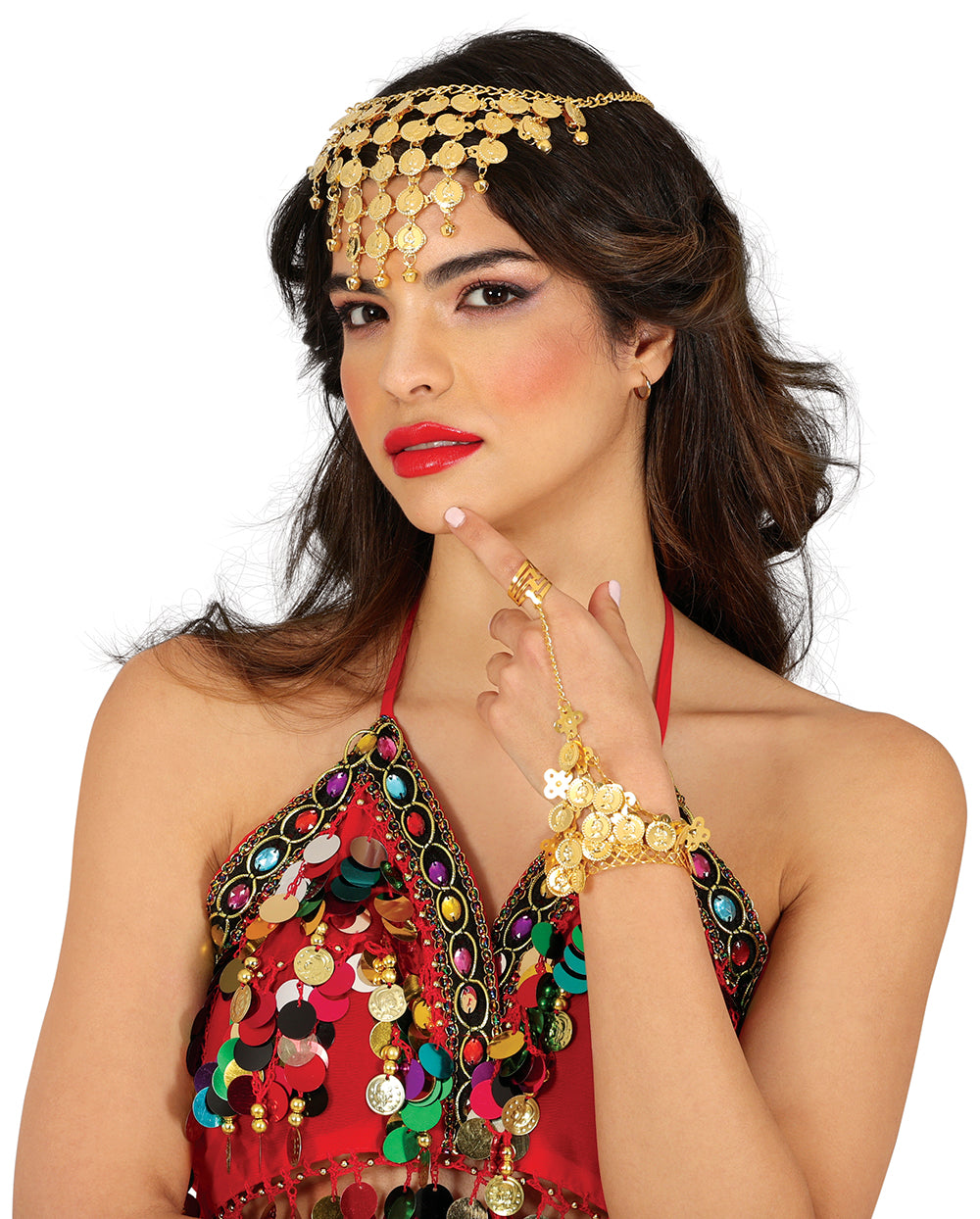 BRACELET WITH GOLD COINS