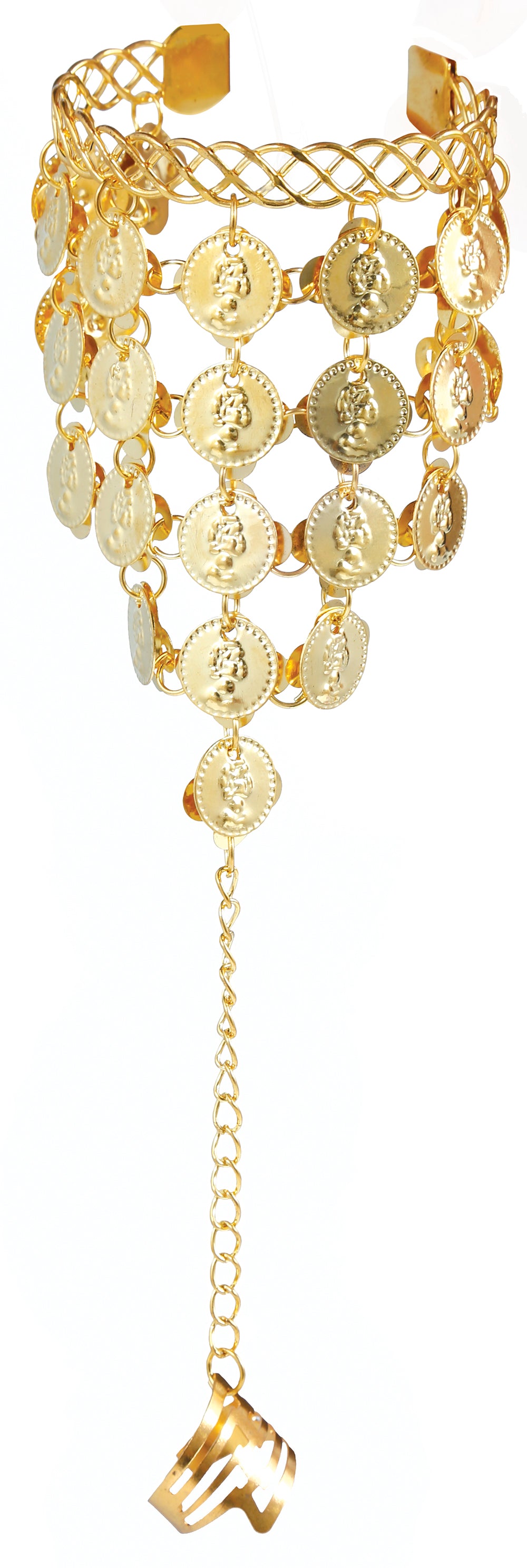 BRACELET WITH GOLD COINS