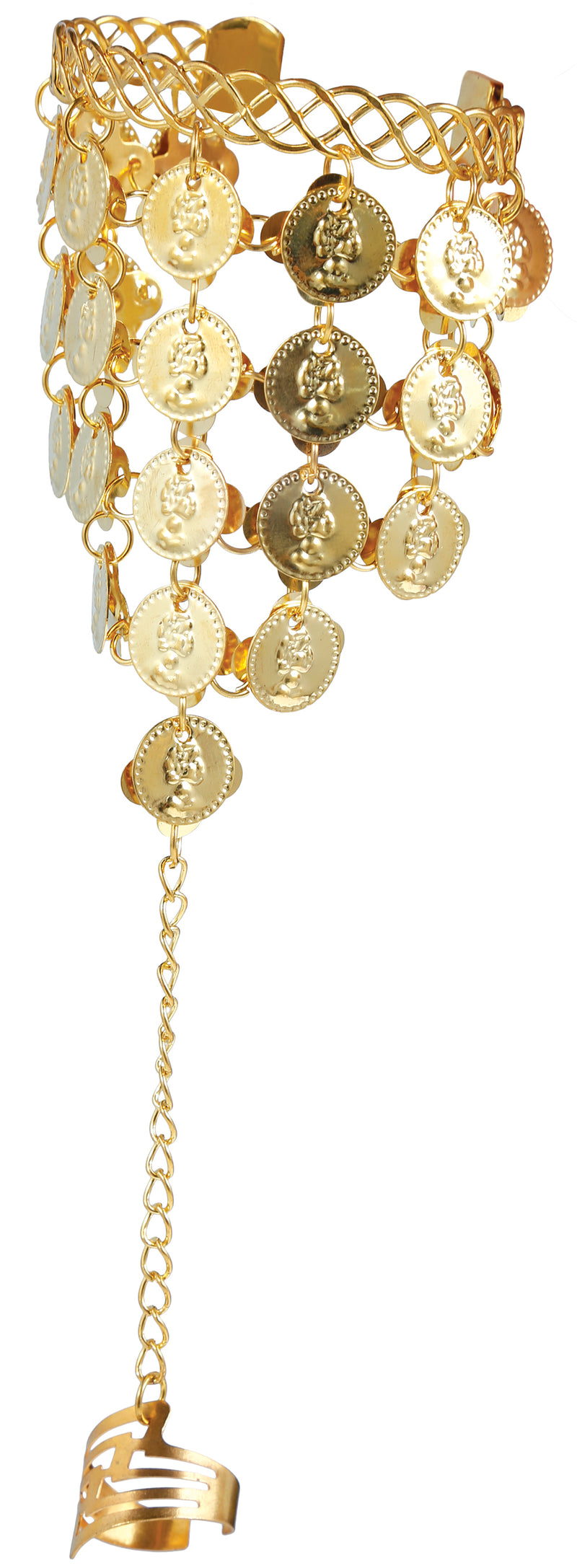 BRACELET WITH GOLD COINS