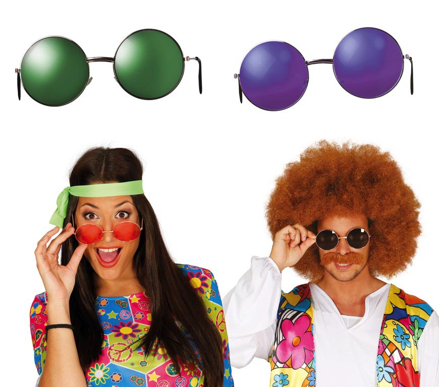 ASSORTED LARGE HIPPY GLASSES