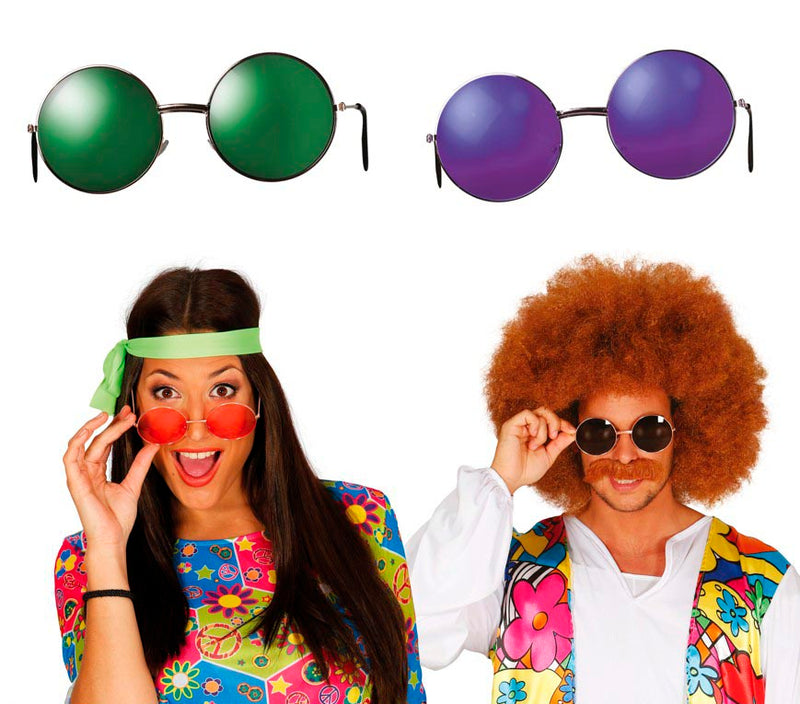 ASSORTED LARGE HIPPY GLASSES