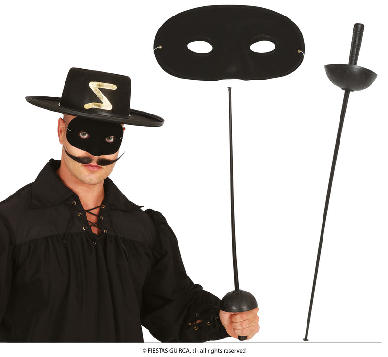 MASK AND FOIL SET, 63 CM