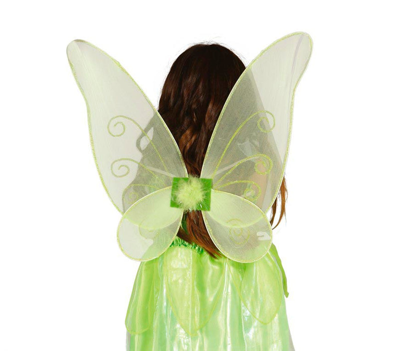 GREEN BUTTERFLY WINGS,  40X45 CM