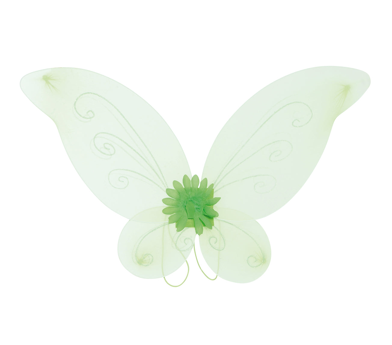 GREEN BUTTERFLY WINGS,  40X45 CM