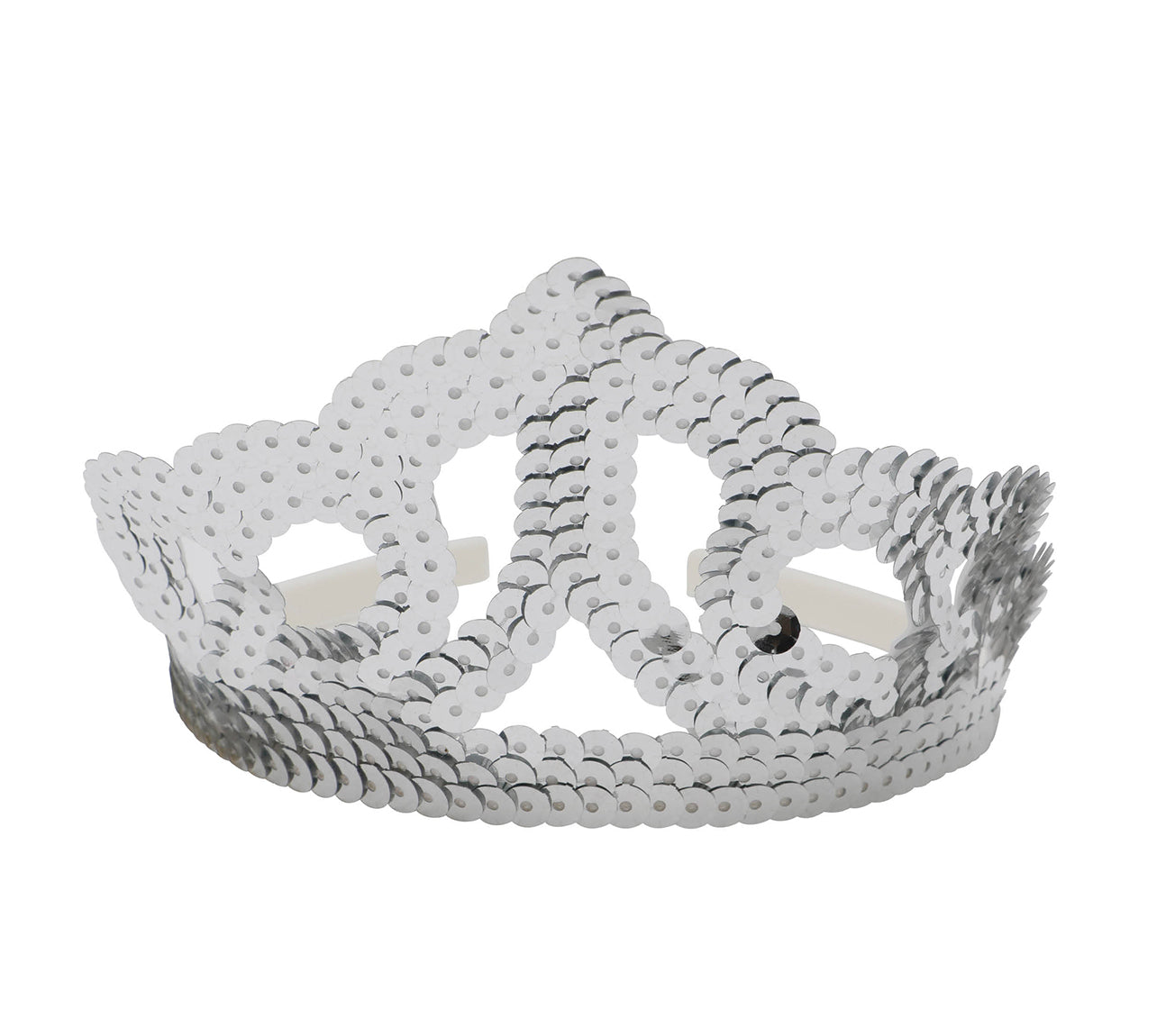 SILVER SEQUIN TIARA