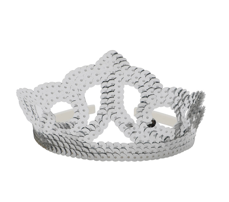 SILVER SEQUIN TIARA